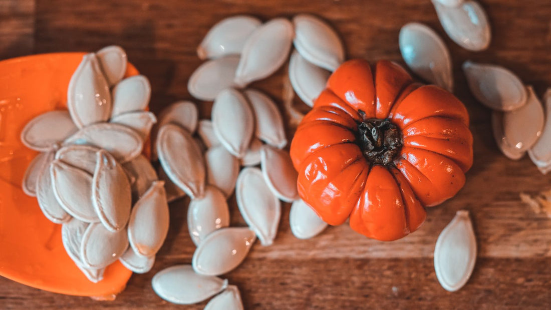 Close-up of pumpkin seeds