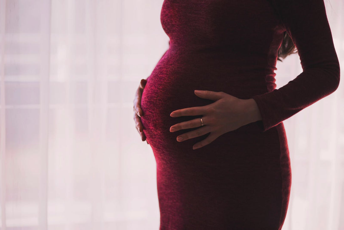 Silhouette of a pregnant woman