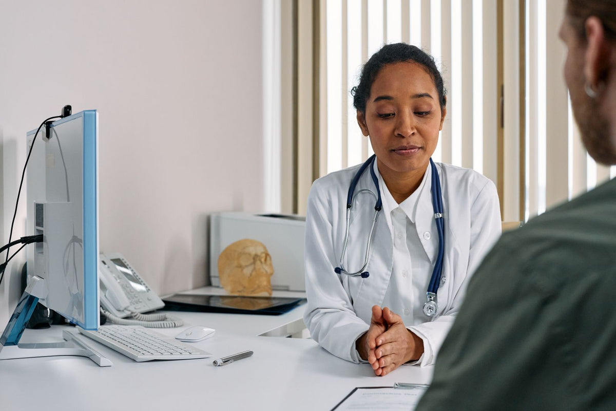 Doctor consulting a patient