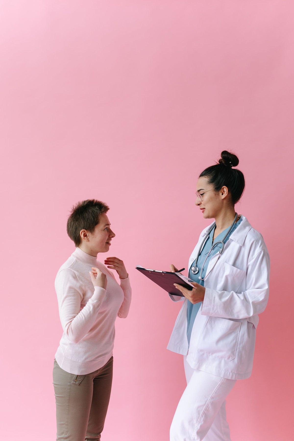 Doctor consulting a patient