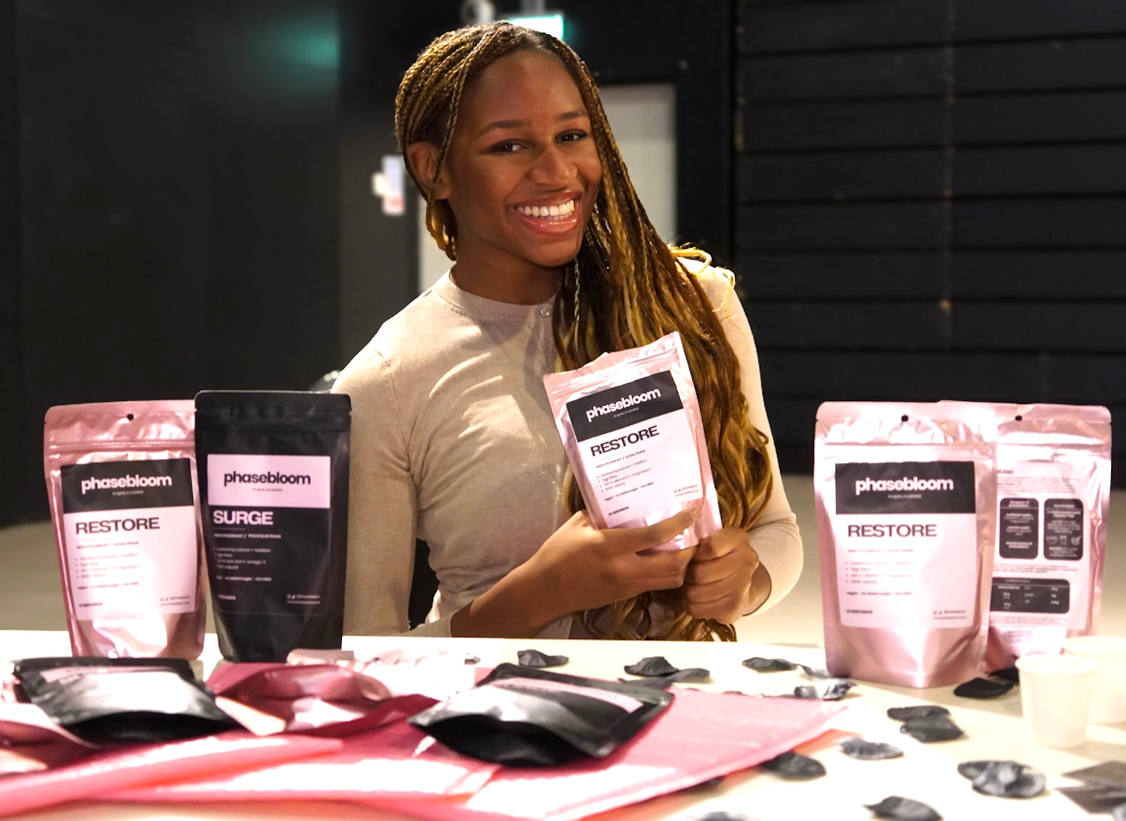 phasebloom founder with seed cycling kits