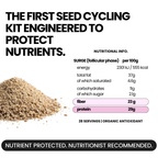 phasebloom seed cycling kit is the best seed cycling kit because it has antioxidant to protect seeds nutrients 